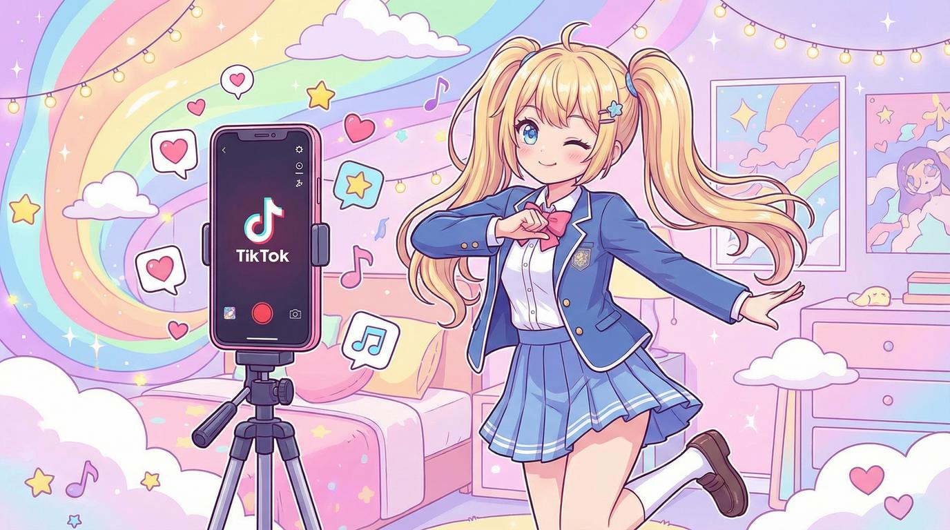 大象传媒二次元少女日常vlog视频