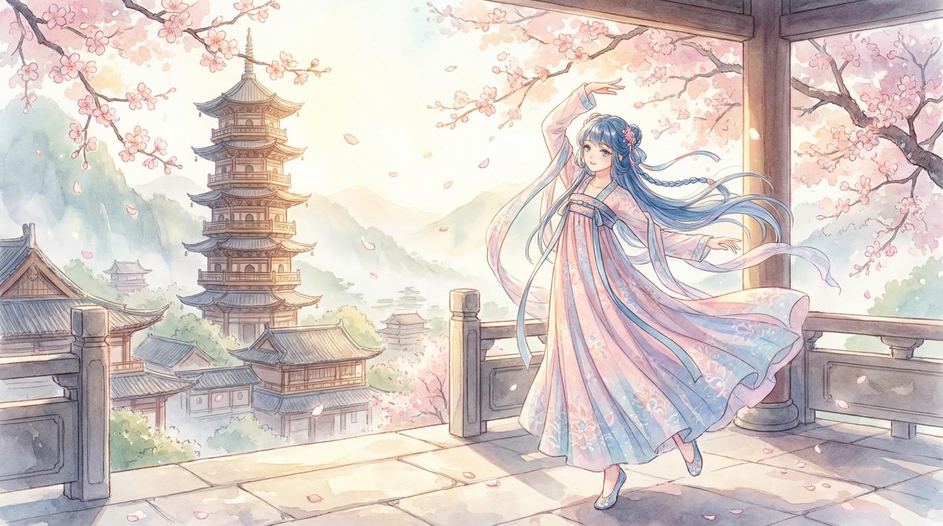 大象传媒古风汉服舞蹈视频